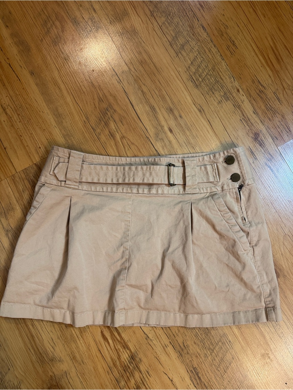 London Jean Chino Stretch Skirt Sz 6